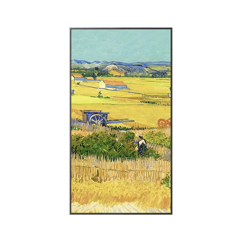

1695025Digital oil painting porch decorative painting modern simple corridor Impressionist wall painting single oil painting sta