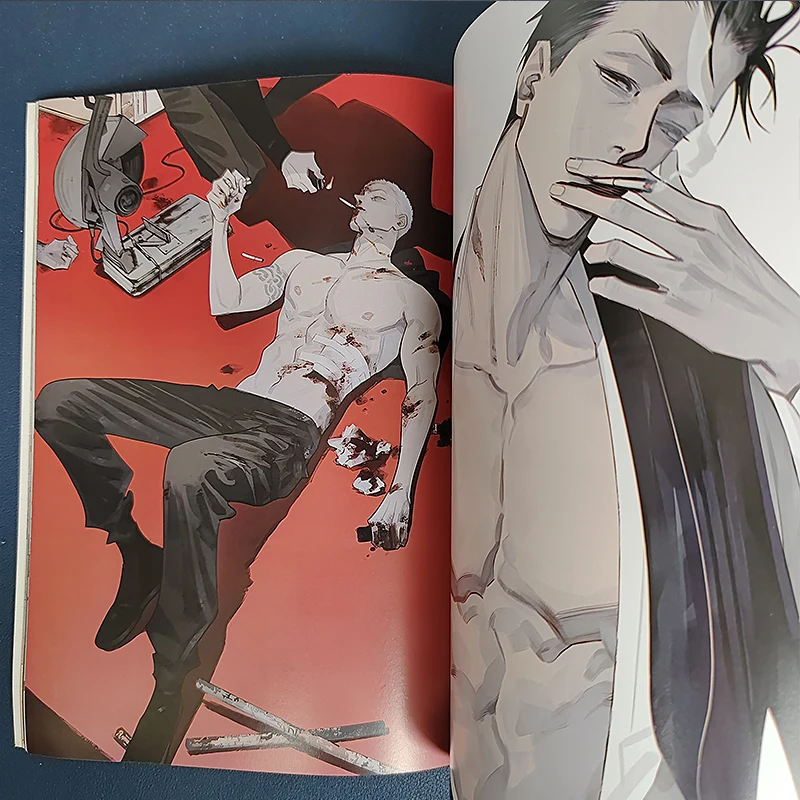 Мини-книга Old Xian 3 арт-коллекция иллюстрация искусство комикс манхва английские