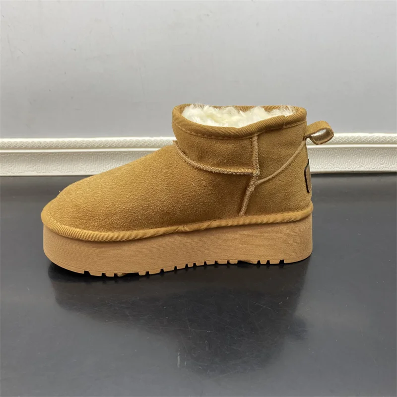 Женские ботинки зимняя обувь для женщин австралийские женские 2024 зимние кожаные