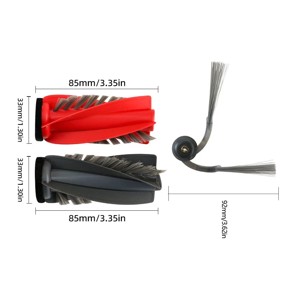 Для Roborock G20S Ultra роликовые щетки боковые для P20 Pro/Qrevo Curv детали робота-пылесоса