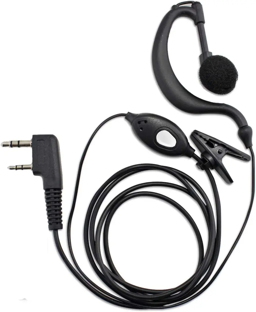 RISENKE Headset for Kenwood Baofeng UV-5R UV-82 TYT BF-UV5R UV-5RA BF-666S 777S 888S Retevis H-777 Walkie Talkie Earpiece(20PCS)