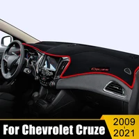 for chevrolet cruze j300 j400 2009 2021 car dashboard cover sun shade avoid light pad instrument panel carpets mat accessories