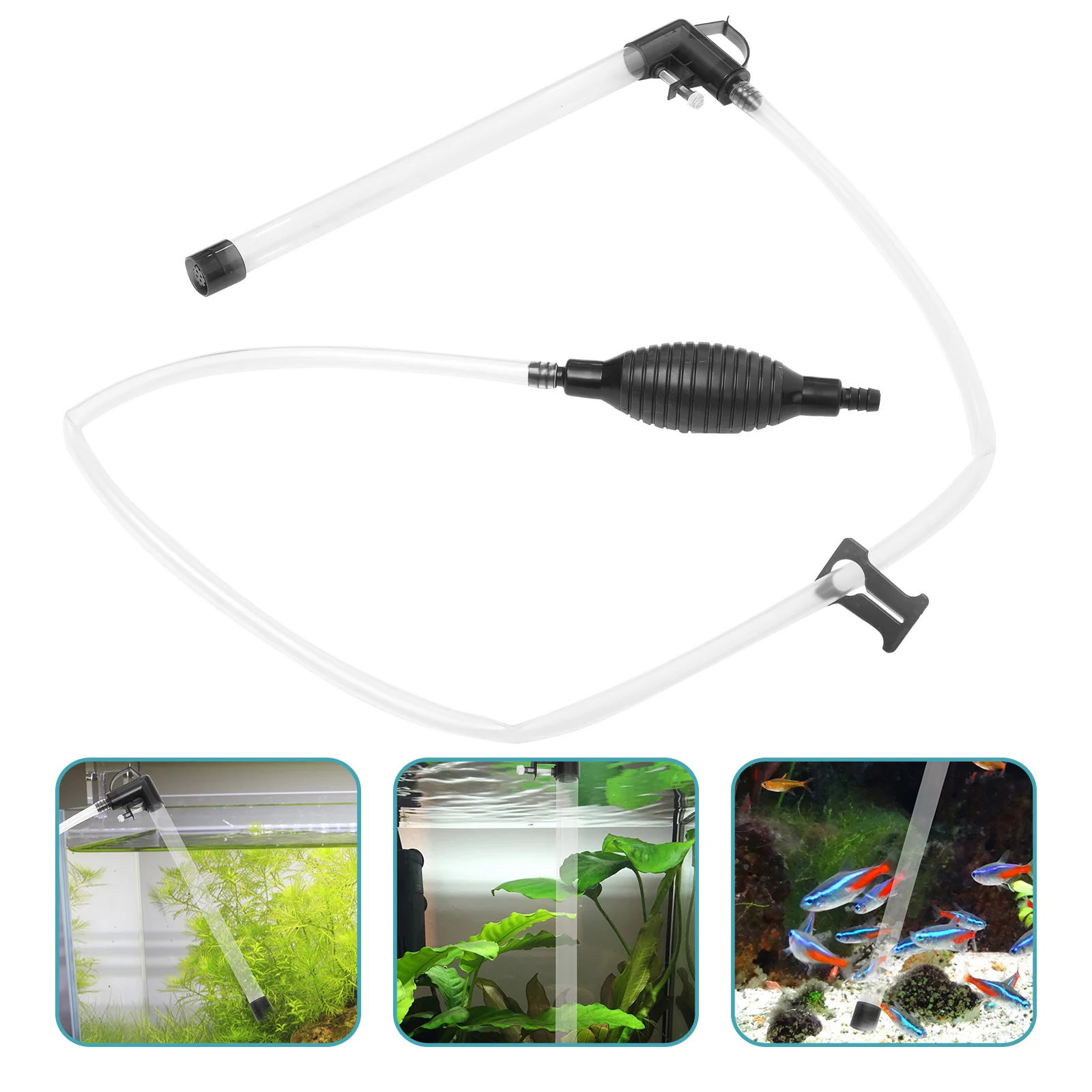 

Manual Tank Siphon Pump Aquarium Tool Aquarium Supplies Tank Vacuum Aquarium Siphon Vacuum Cleaner
