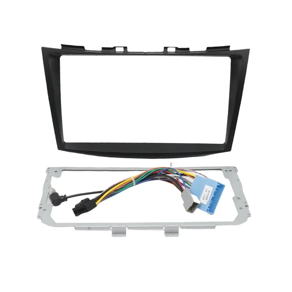 Для Suzuki Swift Ertiga 2012 + 9 дюймовая Автомобильная рамка Fascia декодер адаптера Android радио