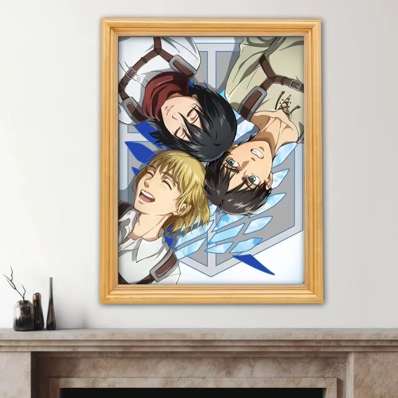 Набор для алмазной живописи атака на Титанов 2024