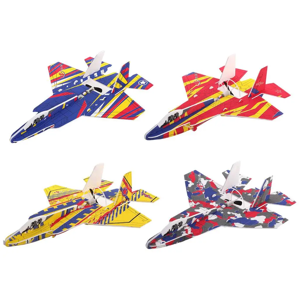 

Hand Throw Toys PP flashlights A Set Glider Model for Family