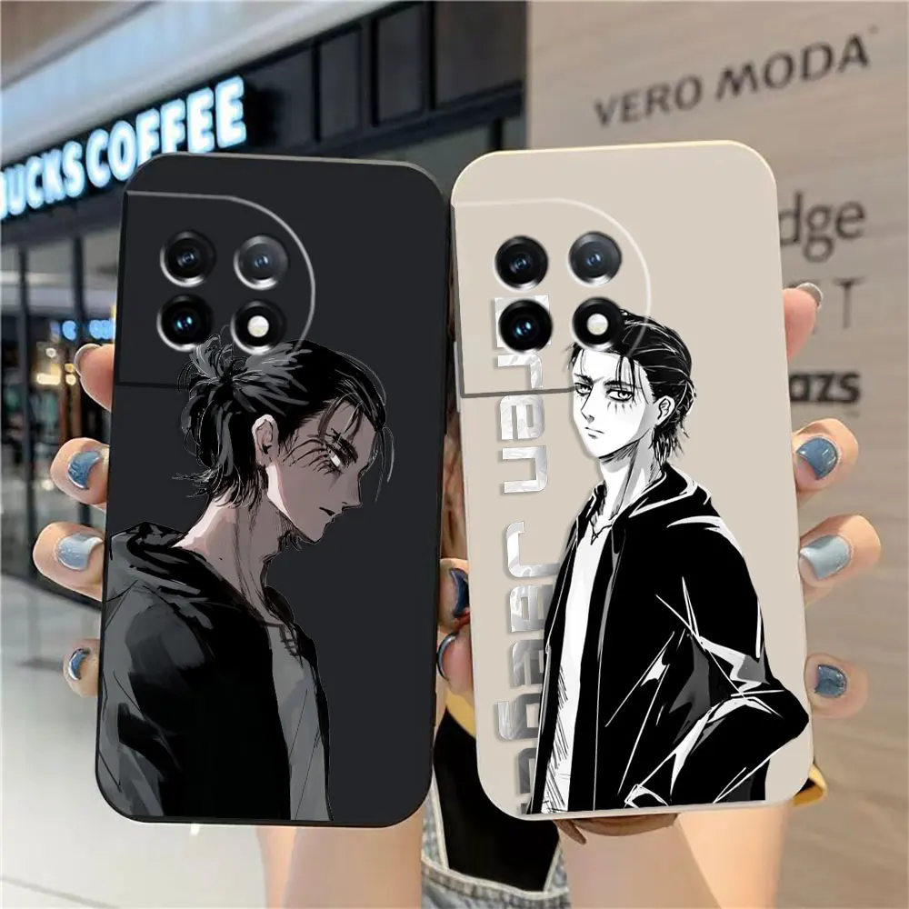 

Case For Oneplus 11 10 9 9R 9RT 8 8T 7 7T ACE 2V NORD CE 2 Lite Pro Case Funda Cqoue Shell Anime A-Attack On T-Titan Eren Jaeger