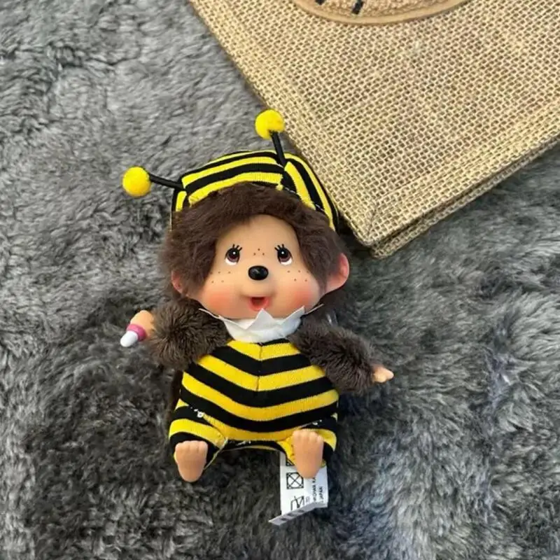Фото Мультяшная плюшевая игрушка Monchhichi из серии Cross Dressing, кукла с наполнителем из ПП хлопка, брелок-подвеска для декора рюкзаков девочек №5