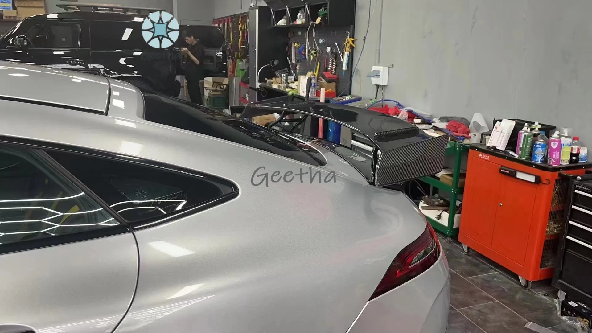 Фото Новый карбоновый спойлер в стиле RT900 для Mercedes-Benz AMG GT50 GT63, улучшенный карбоновый спойлер для AMG GT50 GT63 №4