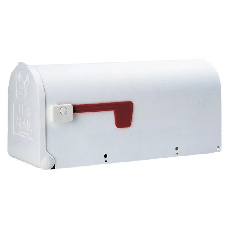 

Plastic Rural White Mailbox