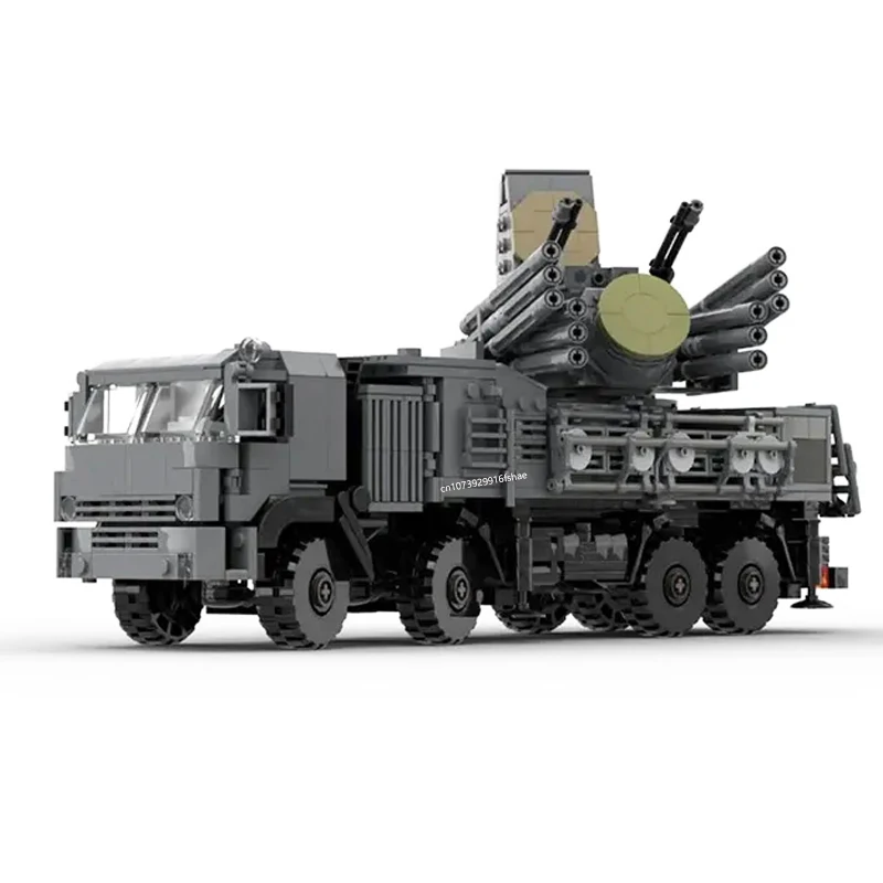 1845 шт. WW2 военные MOC PANTSIR S2 SA-22 система защиты от воздуха модель DIY творческие идеи