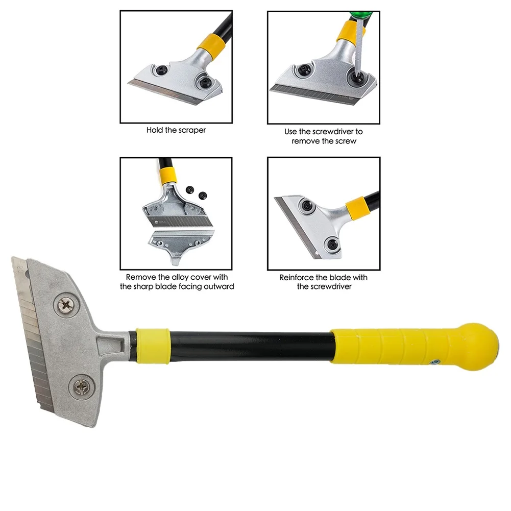 

10pcs Heavy Razor Blade Scraper Putty Cutter Tile Glass Scraper Remover Clean Shovel For Glass Floors Tile Cooktops Windshields