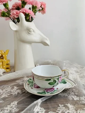 Специальный керамический цветочный кофейный набор