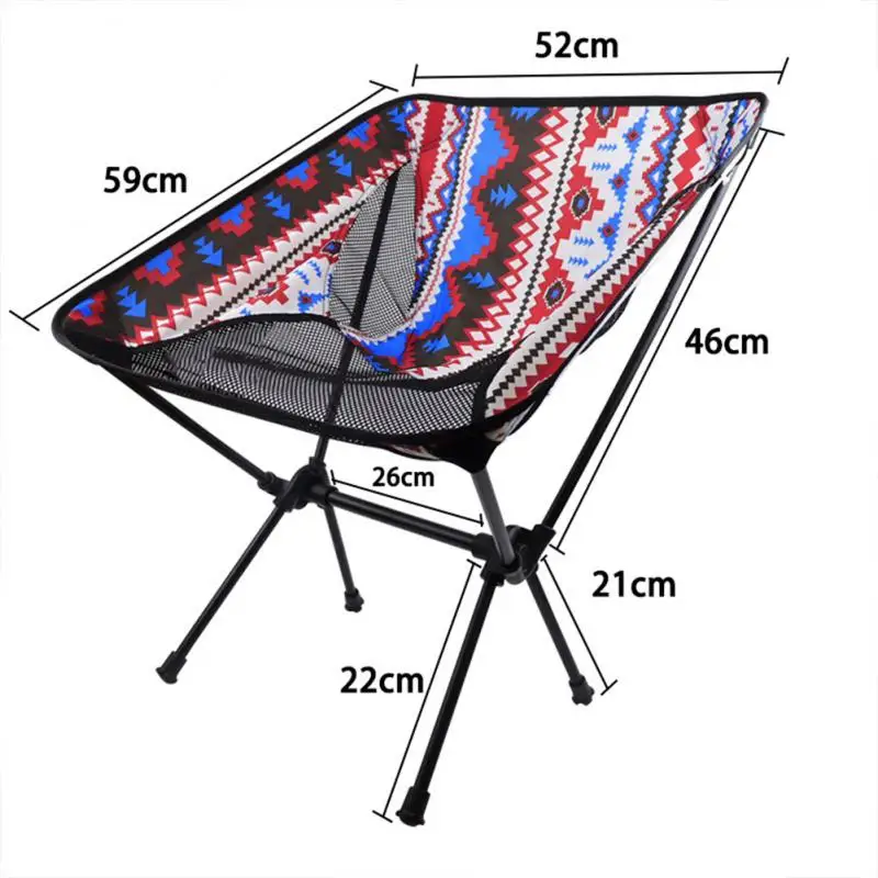 

Camping Folding Chairs Aviation Aluminum Tube Lazy Fishing Chairs Portable Light Moon Space Chair Outdoor Folding Beach Chair