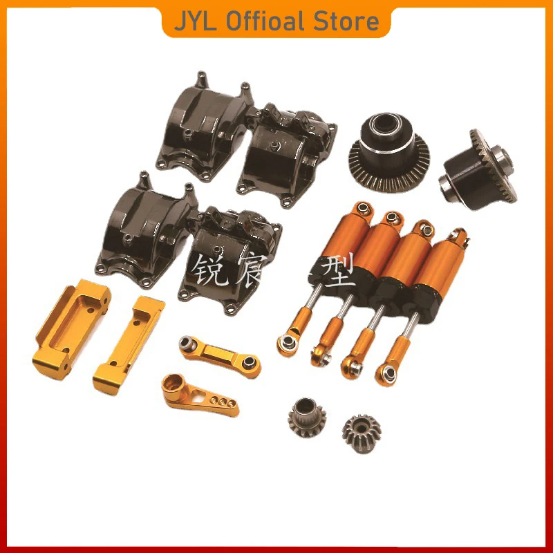 

WLtoys 1:18 Remote Control Vehicle Front And Rear Guard Bars Differential Steering Gear Arm Steering Gear Pull Rod