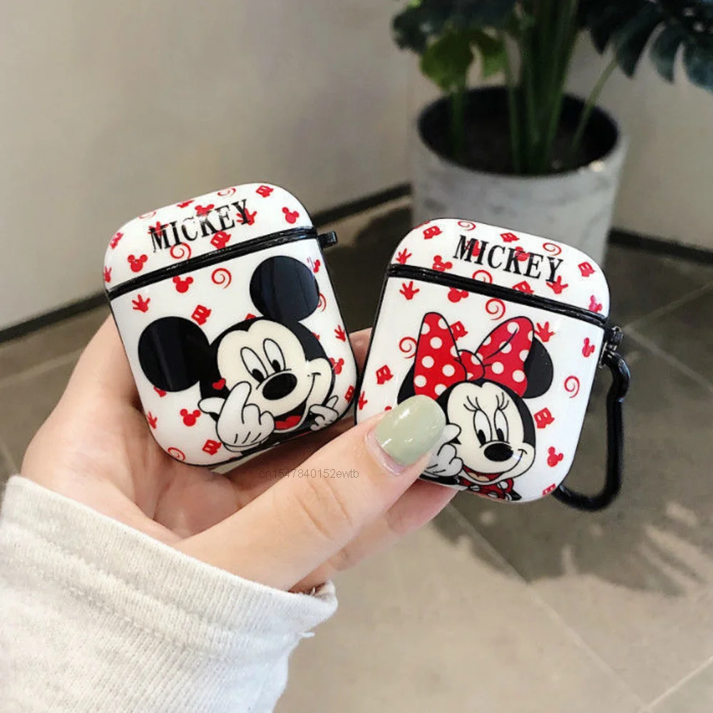 Симпатичные Мультфильмы Диснея Микки Минни Airpods планшетов для 1 2 поколения Pro