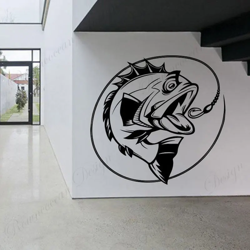 Хобби Рыбалка Охота удочка снасти автомобиль Лодка наклейки виниловые искусства