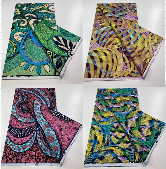 Африканская ткань в стиле пэчворк с принтами Анкары настоящий воск африканский