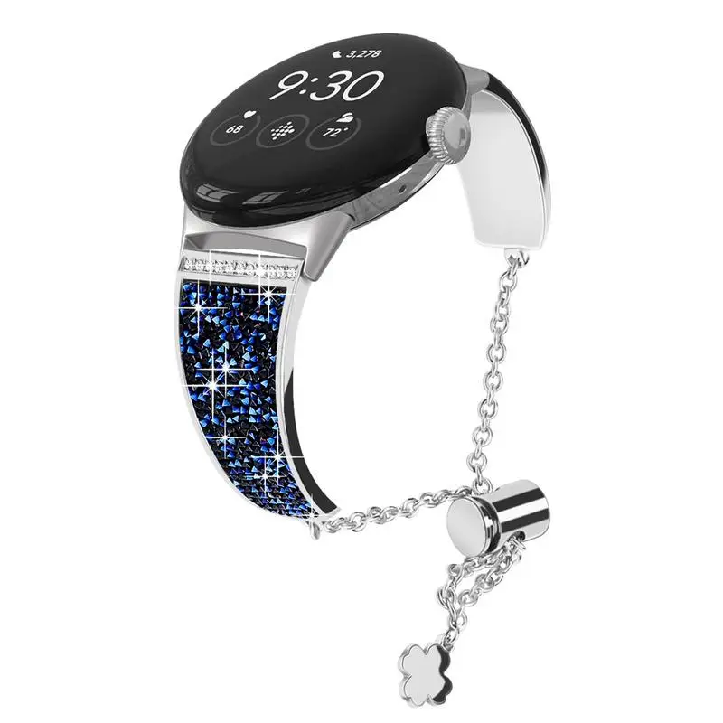 

Ремешок для часов, металлический браслет для женских часов со стразами, модный металлический ремешок для часов, сменный ремешок, аксессуары...