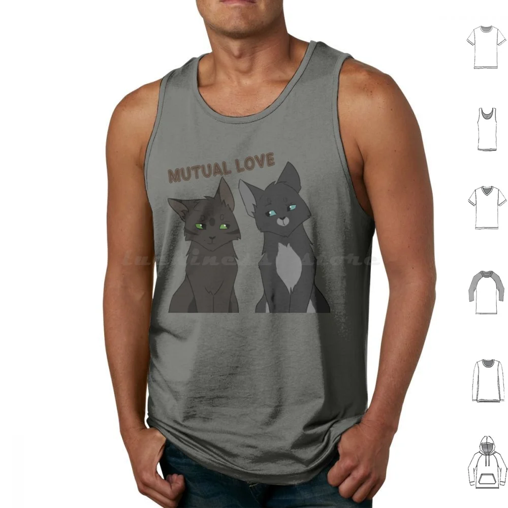 

Классическая футболка с принтом «взаимная любовь» и «кошки»