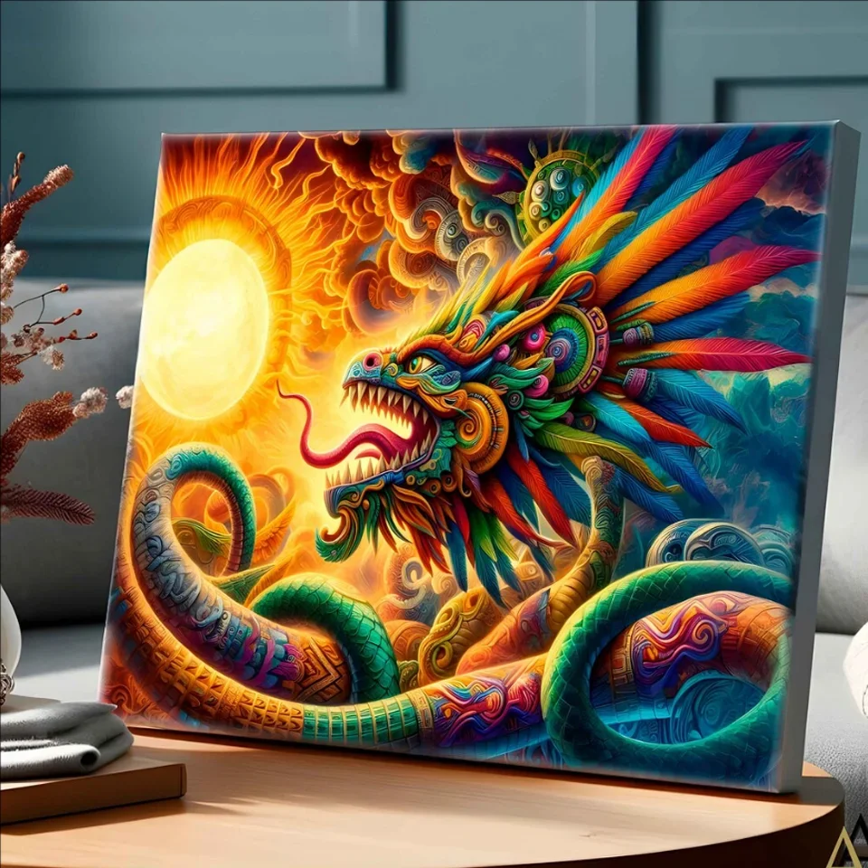 Алмазная живопись Дракон D с изображением старых богов Набор для вышивки