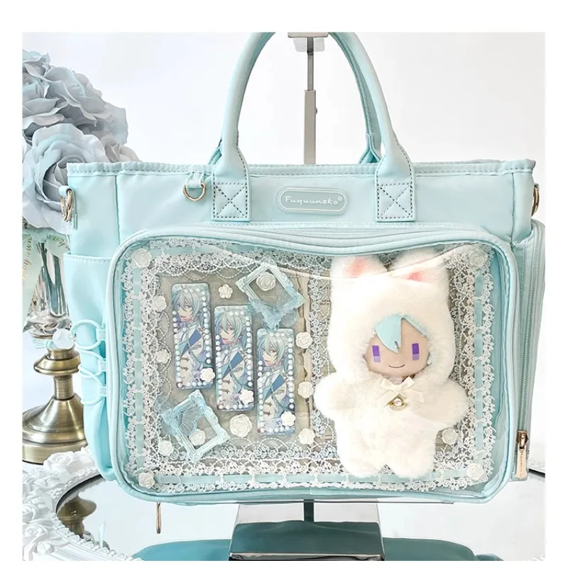 Фото Новые элегантные бандажные сумки Ita Bag для девочек, нейлоновые сумки через плечо большой емкости, женская качественная кукольная сумка Сумка Bolsos №4