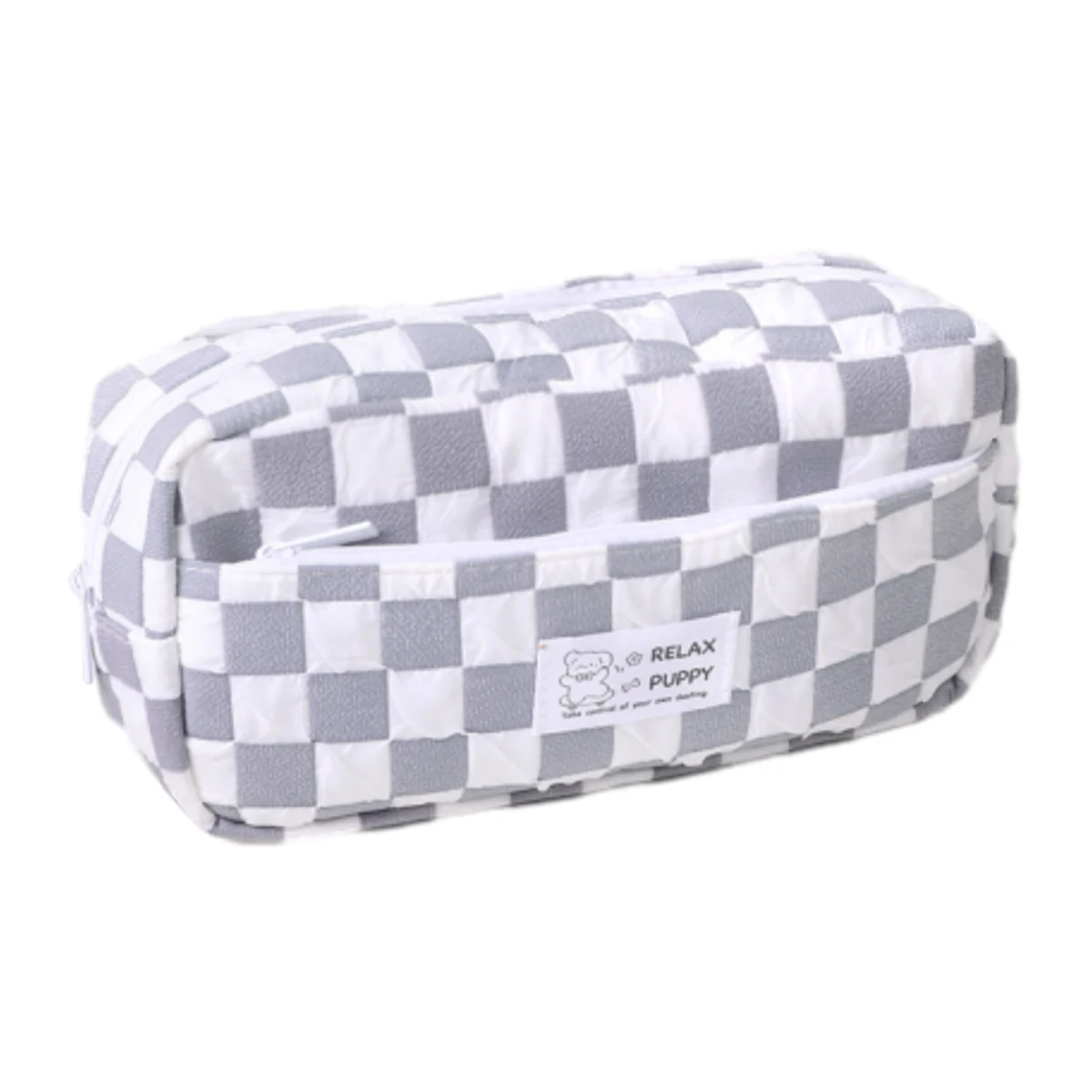 

Женская шахматная косметичка из хлопка