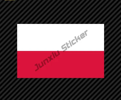 

Polish Flag Sticker Decal Self Adhesive Vinyl Poland Flag Decal Car-Stickers and Decals Cover Scratches Decoration