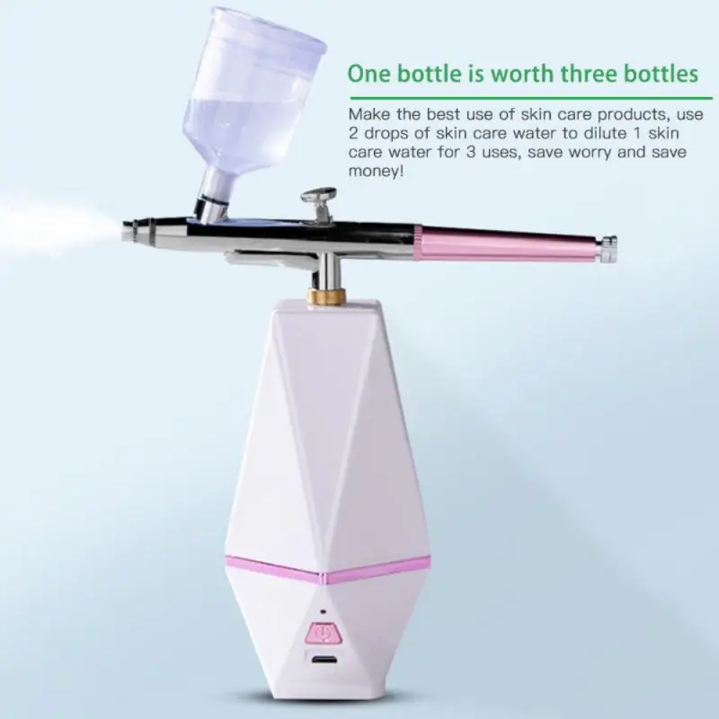 

Portable Oxygen Injecting Apparatus Hand Held Sprayer Home Facial Beauty Instrument Cleaning Deep Reshaping Beautiful Skin
