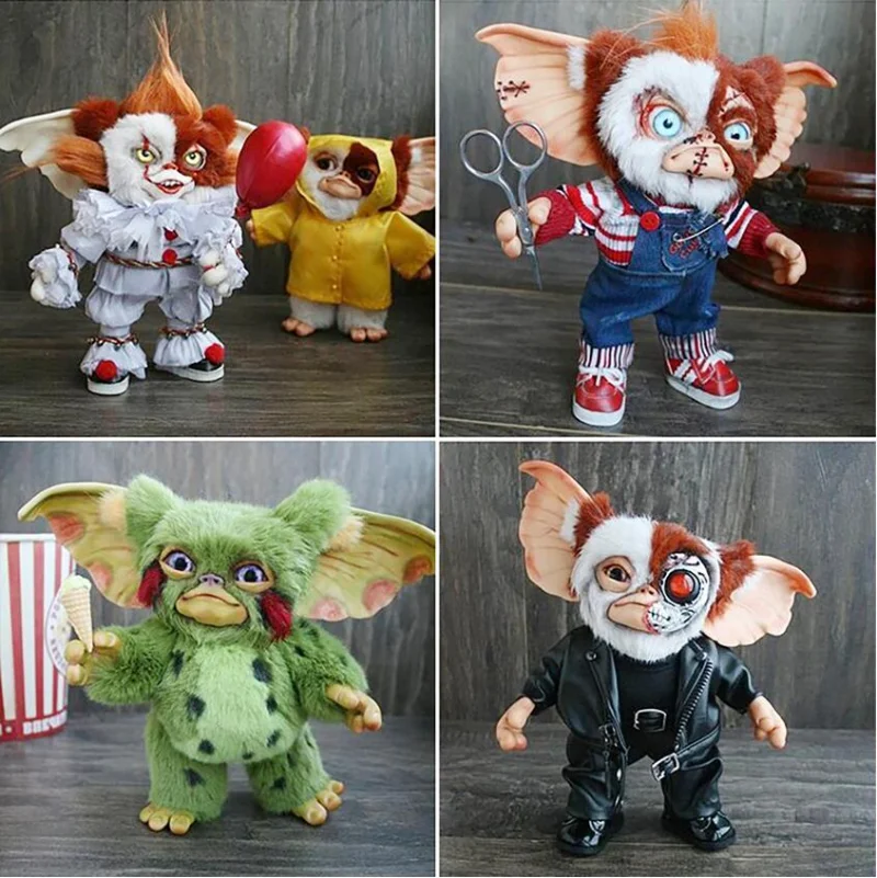 

New Halloween Mogwai Handmade Doll Garden Desktop Decoration Thriller Movie Doll Simulation Resin Holiday Birthday Gift