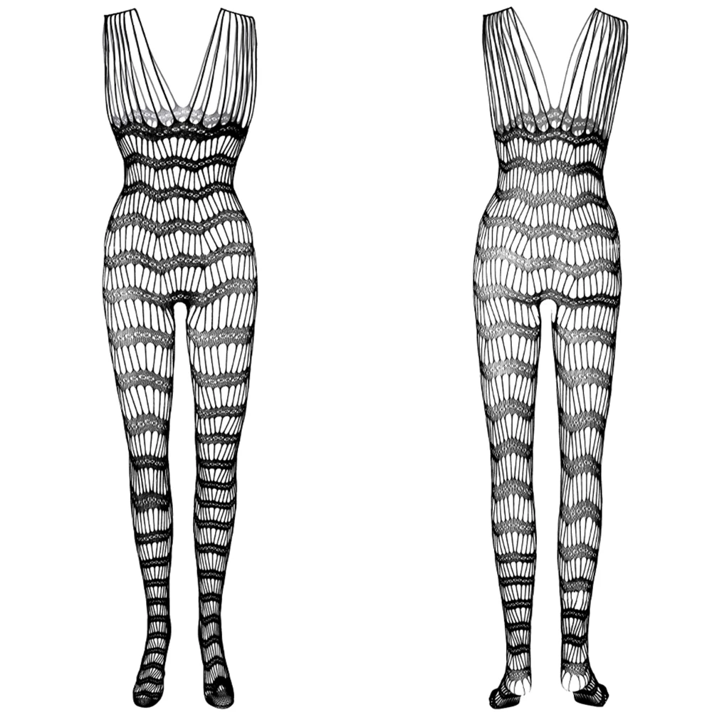 Высокоэластичное нижнее белье с вырезами для мужчин и женщин сексуальное чулки