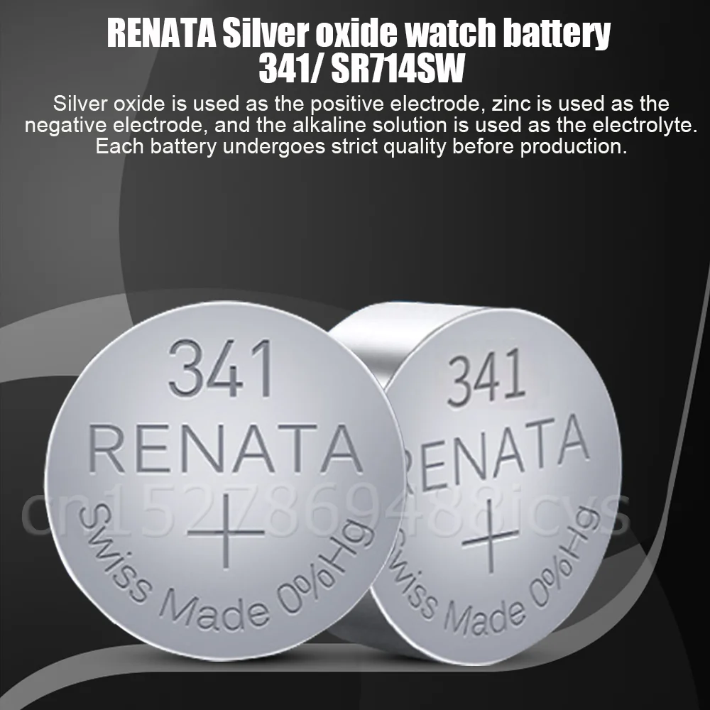 1-5 шт. RENATA 341 SR714SW E341 1 55 в оксид серебра долговечная батарея для часов сделано