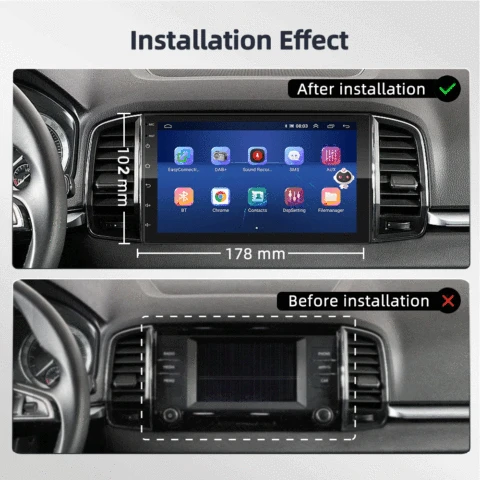 Podofo 8G 128G автомобильное радио GPS 2 din Android 10,0 Авто Carplay Универсальный 7 "для Volkswagen Nissan Hyundai Kia Toyota мультимедийный плеер