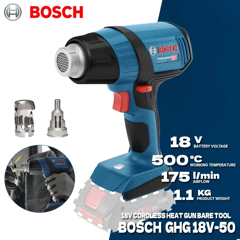 

Беспроводной тепловой пистолет Bosch GHG 18V-50