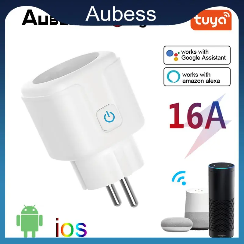 

Power Monitor Outlet Smart Home Zigbee 16a Smart Socket Wireles Remote Control Eu Plug Voice For Alexa Google Home Tuya
