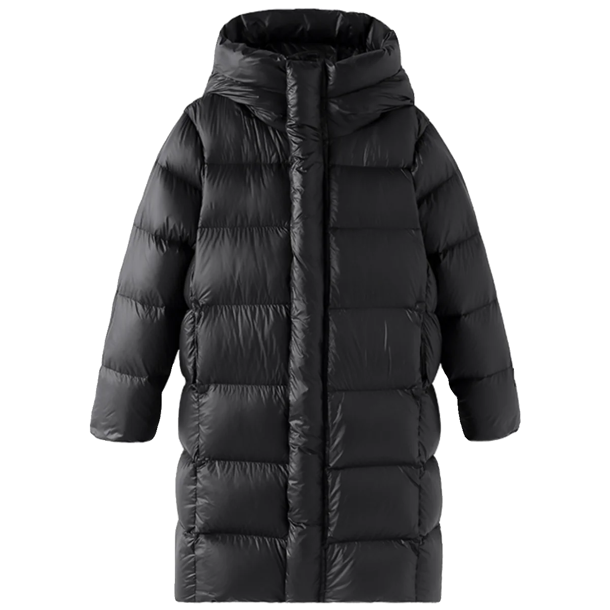 Пуховик средней длины выше колена для учащихся школы Женская куртка с хлопковой