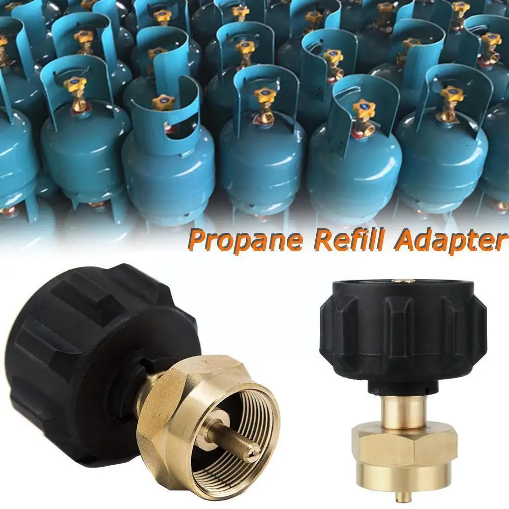 

Propane Bottle Refill Adapter Kit 1 LB Small Cylinder Kitchen Tank Tools Proper Fill Tools Camping Easy Seal for Outdoor Co W7Z9