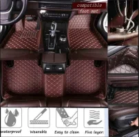 Фото Автомобильный коврик для Seat...” 5F 2013 ~ 2019 водонепроницаемый Tapete Automotivo Para Carro, набор автомобильных ковриков Alfombra Para Auto, автомобильные аксессуары №1