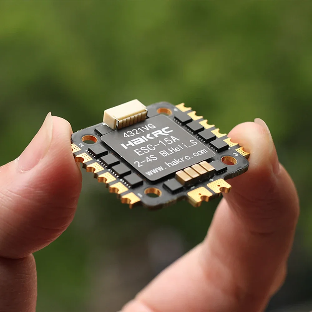 Фото HAKRC Mini 15A 25A 4-в-1 BLHELI_S Бесколлекторный ESC 20*20мм с поддержкой Dshot150/300/600 PWM Oneshot для FPV-дронов и аксессуаров №3
