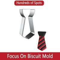 mens tie cookie cutter 3d stainless steel fondant biscuit stencil baking mold ghost diy biscuits stamp cake decorating