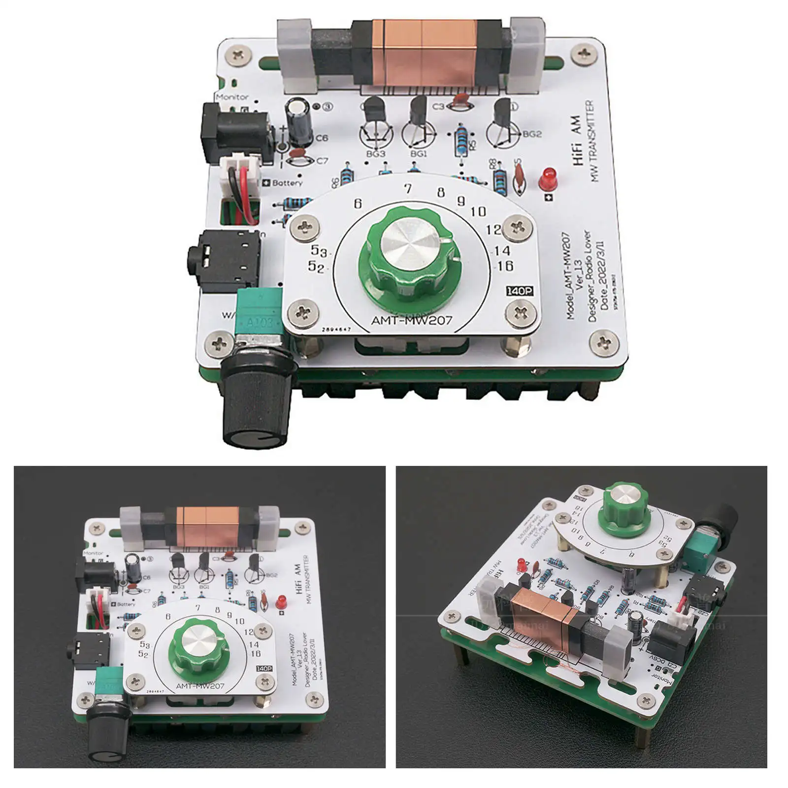 

New AMT-MW207 525-1605kHz MW medium wave transmitter AM radio transmitter 6v