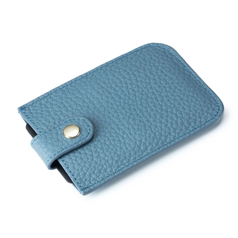 

Vintage Blocking Wallet Slim Credit Card Holder for Men and Women Business Purse Slide Out Mini Cards Case