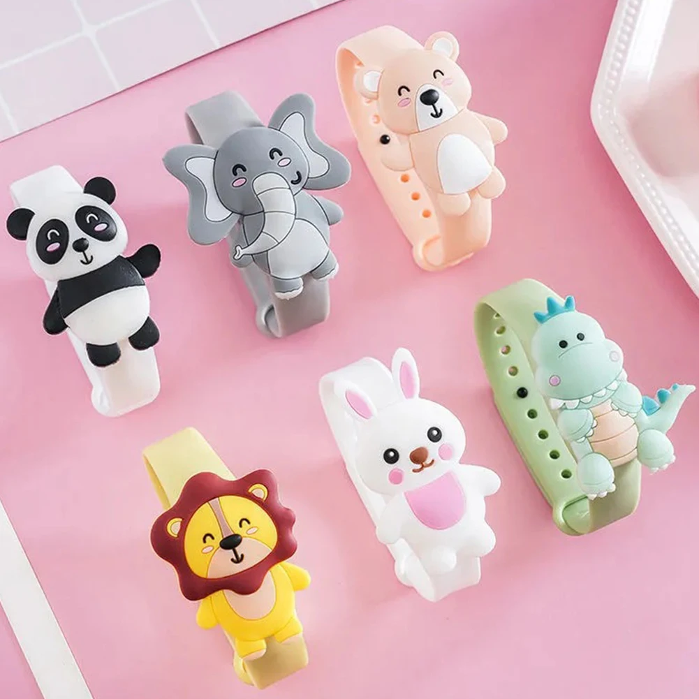 Mosquito Repellent Cartoon Children Silicone Bracelet Lightweight Mosquitoes Insect Watch Outdoor Anti-Mosquito Band