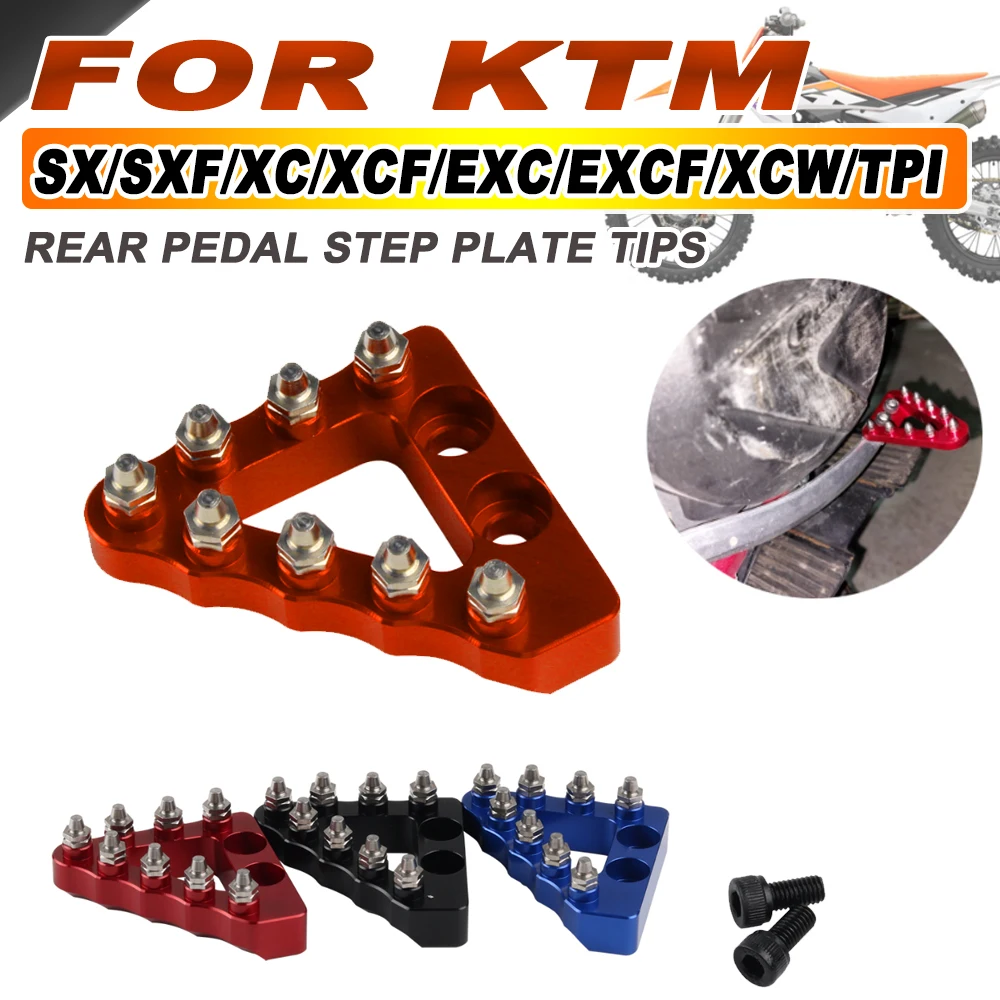 

For KTM SX SXF -XC XCF XCW EXC EXCF TPI 125 150 250 350 450 500 2017-2023 Rear Brake Gerl Shifter Lever Pedal Step Plate Tips