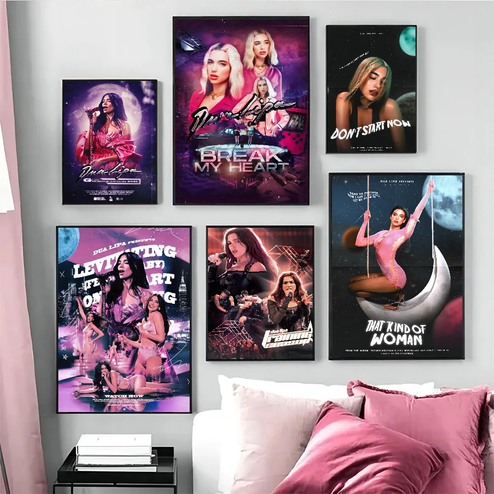 Милые классические винтажные постеры Singer D-Dua L-Lipas с принтом из белой бумаги милые