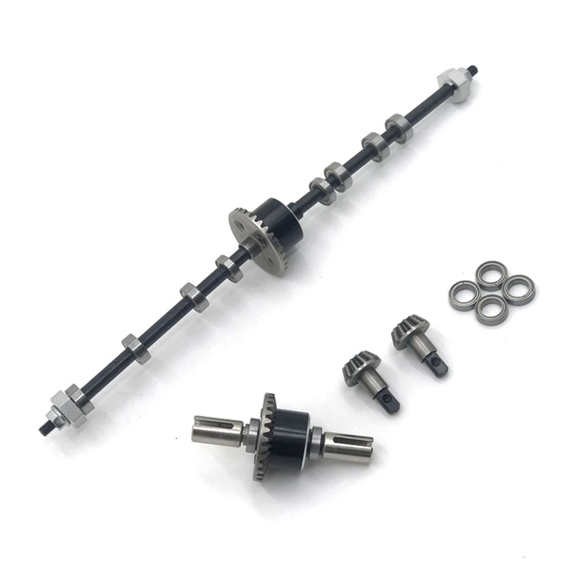 

HOT-Metal Front And Rear Differential Axle Shaft Set For Wltoys 12428 12423 12427 Feiyue FY03 1/12 RC Car Upgrade Parts
