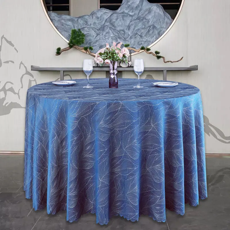 

The tablecloth hotel big round table cloth restaurant square round table cloth_Jes389