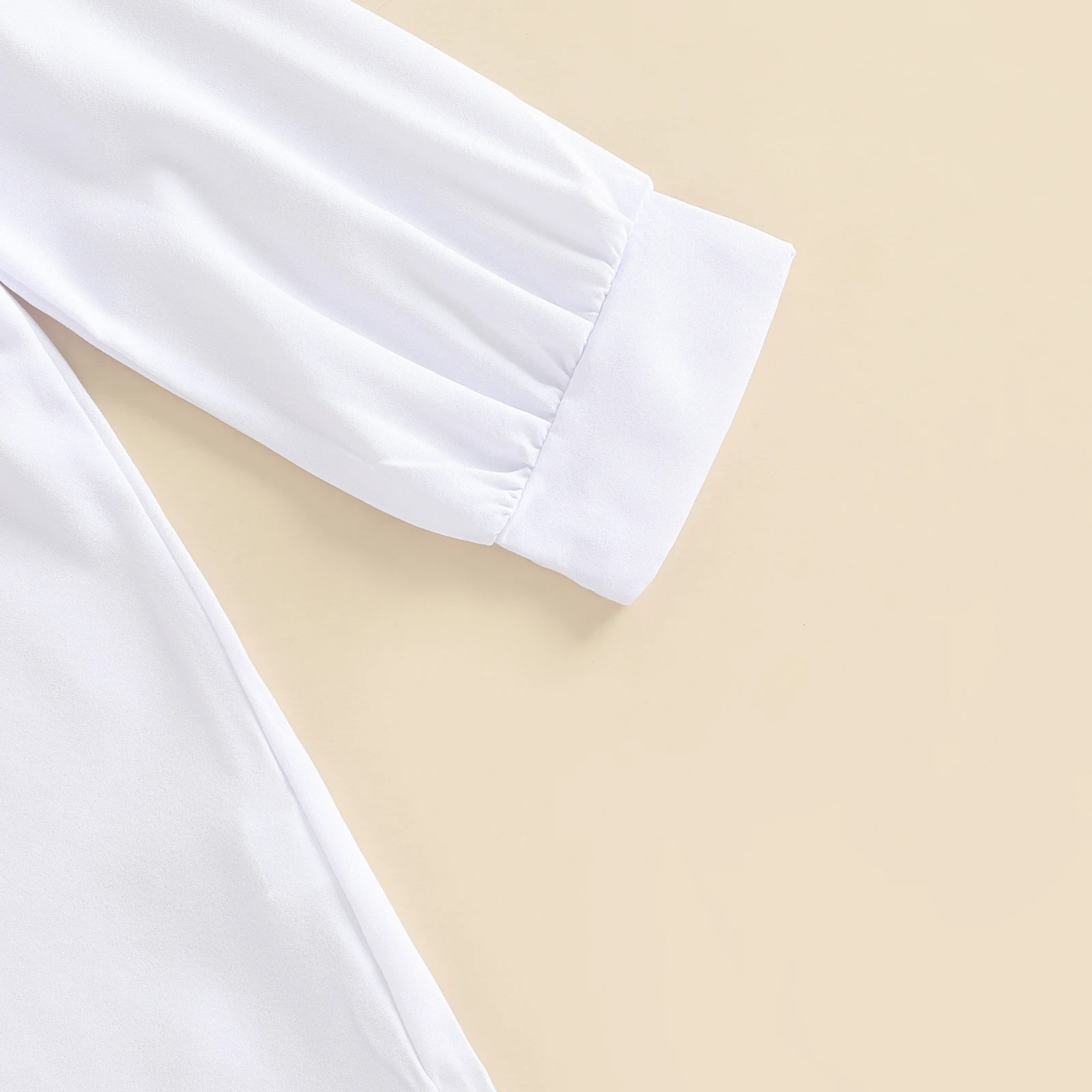 Осенний комплект одежды для маленьких девочек от Citgeett белая рубашка на пуговицах