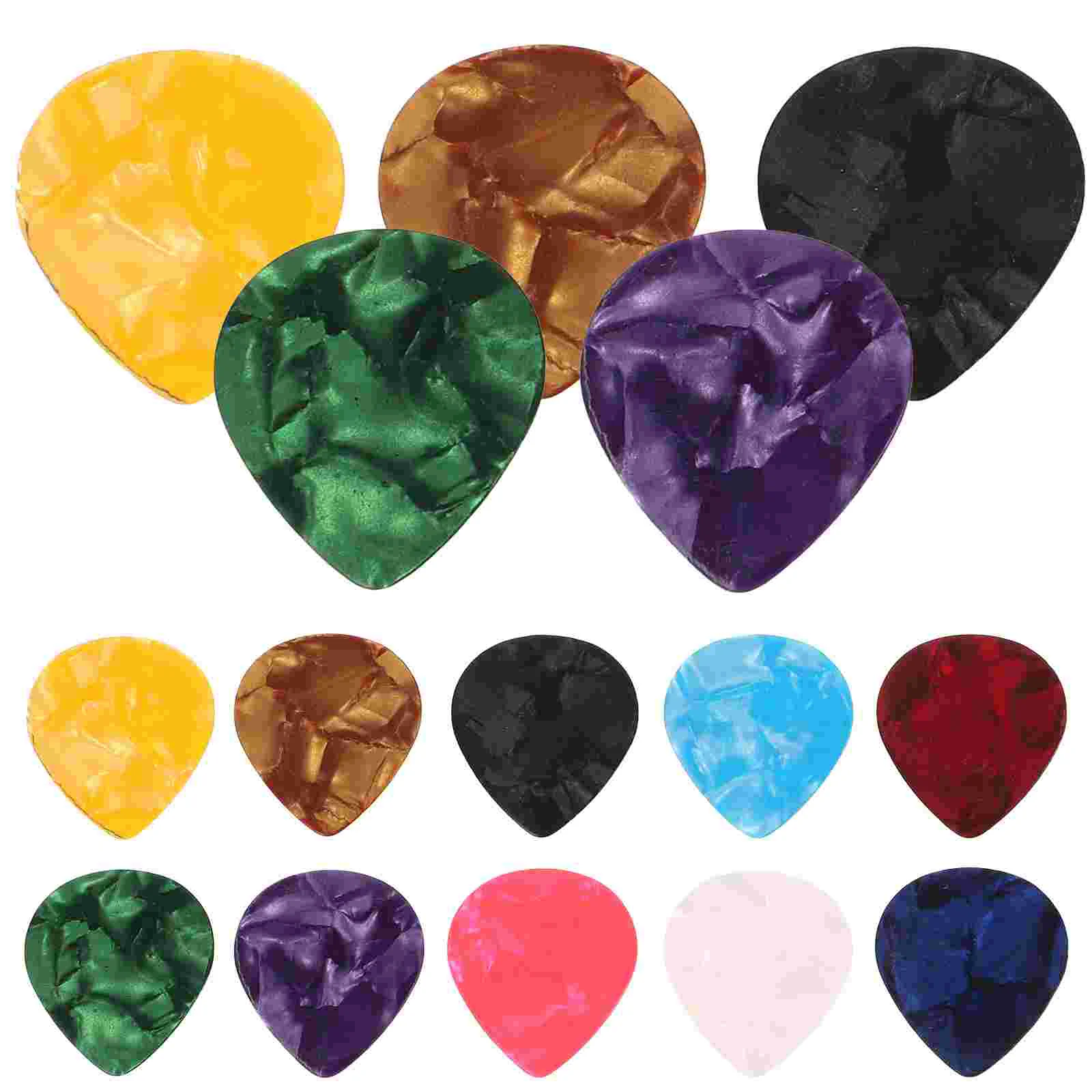 

150 Pcs Guitar Pick Ukulele Plectrums Electric Accessories Practical Parts Portable Folk Picks Replacement Practice Guitarists