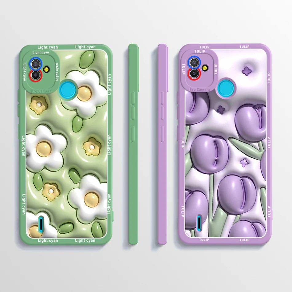 Мягкая Противоударная задняя крышка BD2 BD3 BD1 BD2p BD2d для Tecno Pop 5